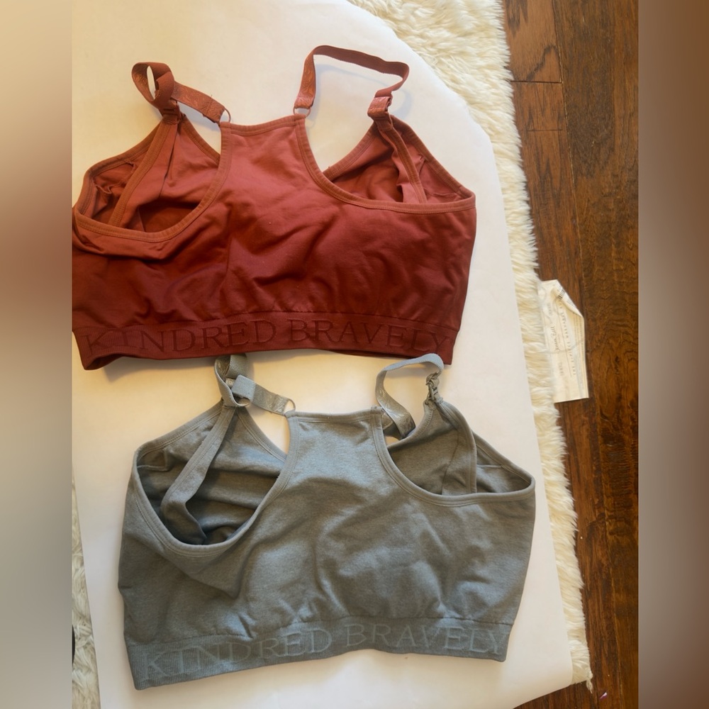 Kindred Bravely Nursing Bras in Ombré Rust and greenish - Picture 2 of 3